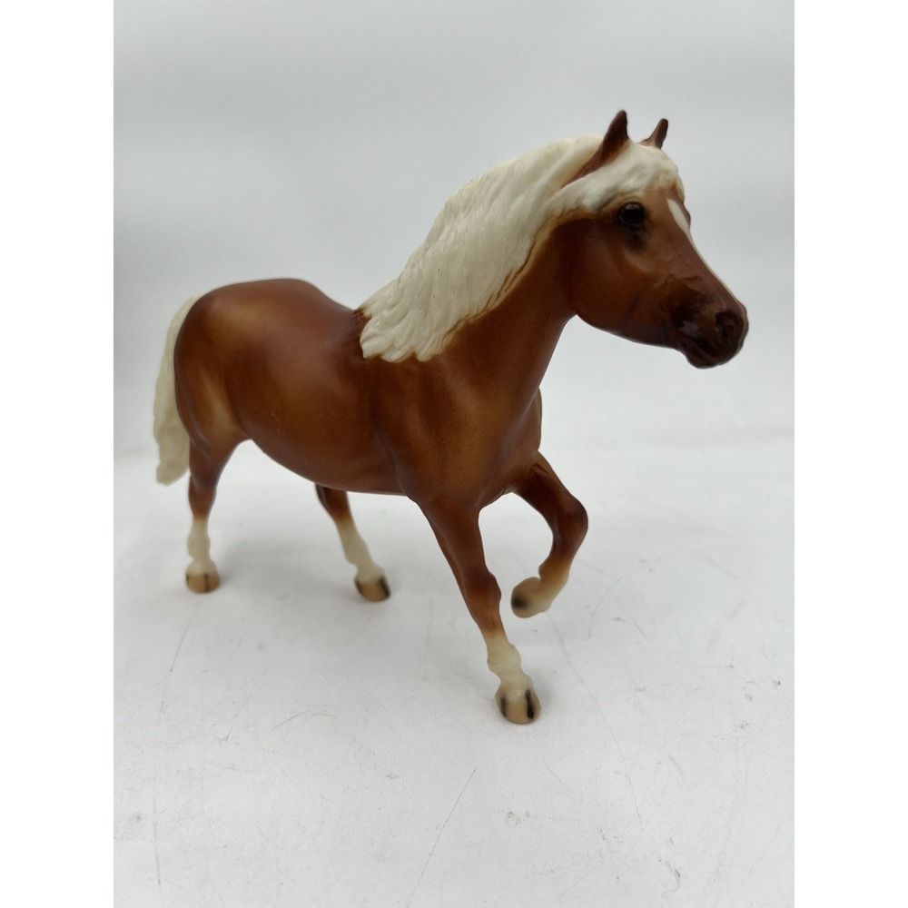Vintage Breyer Horse Cantering Welsh Pony Flaxen Chestnut White Mane Tail Mold